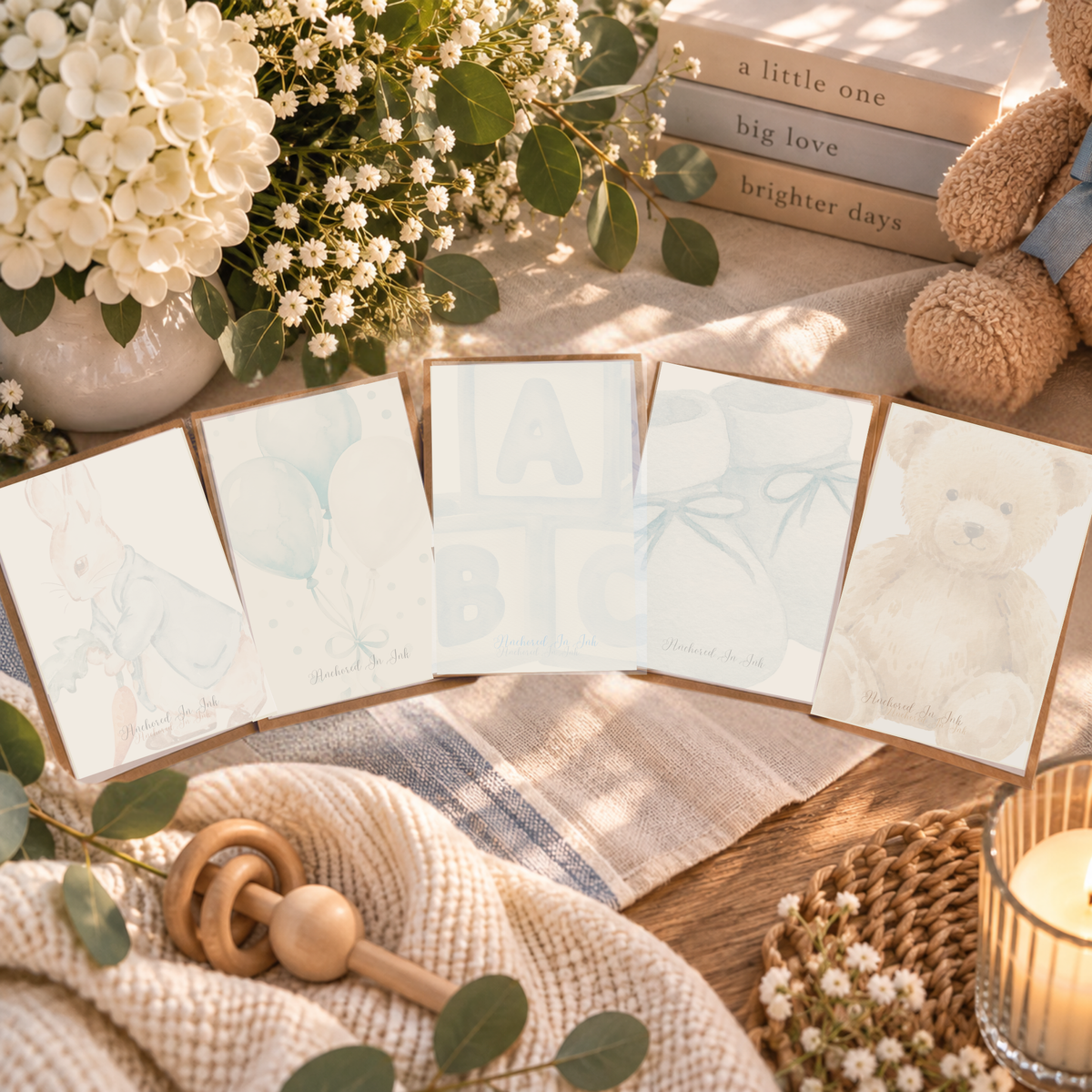 Baby Shower Keepsake Journal Kit — Christmas Gift Collection