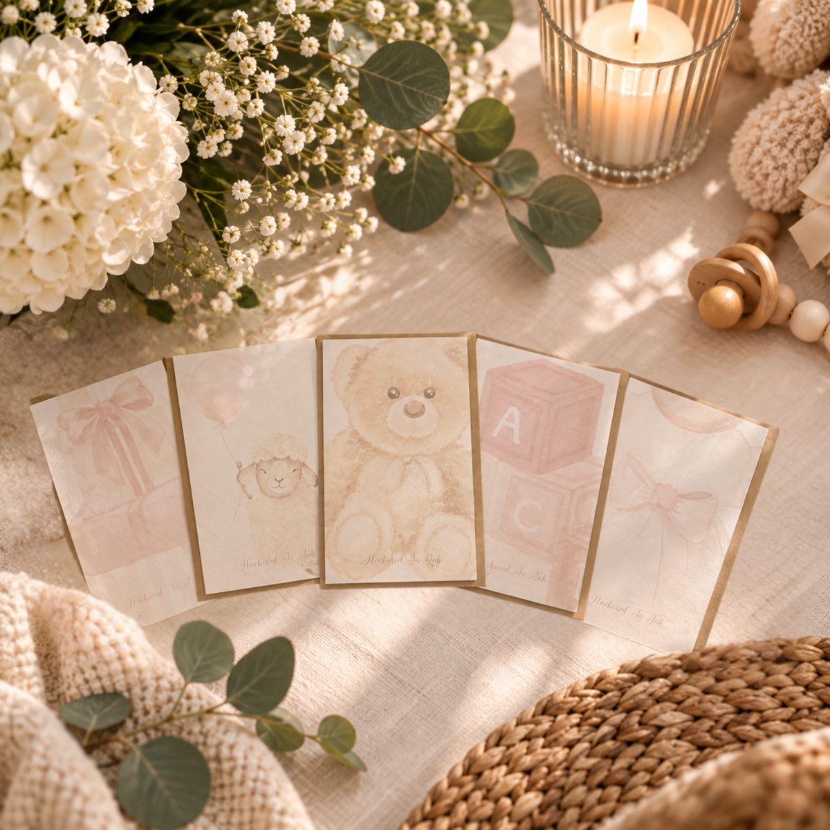 Baby Shower Keepsake Journal Kit — Christmas Gift Collection