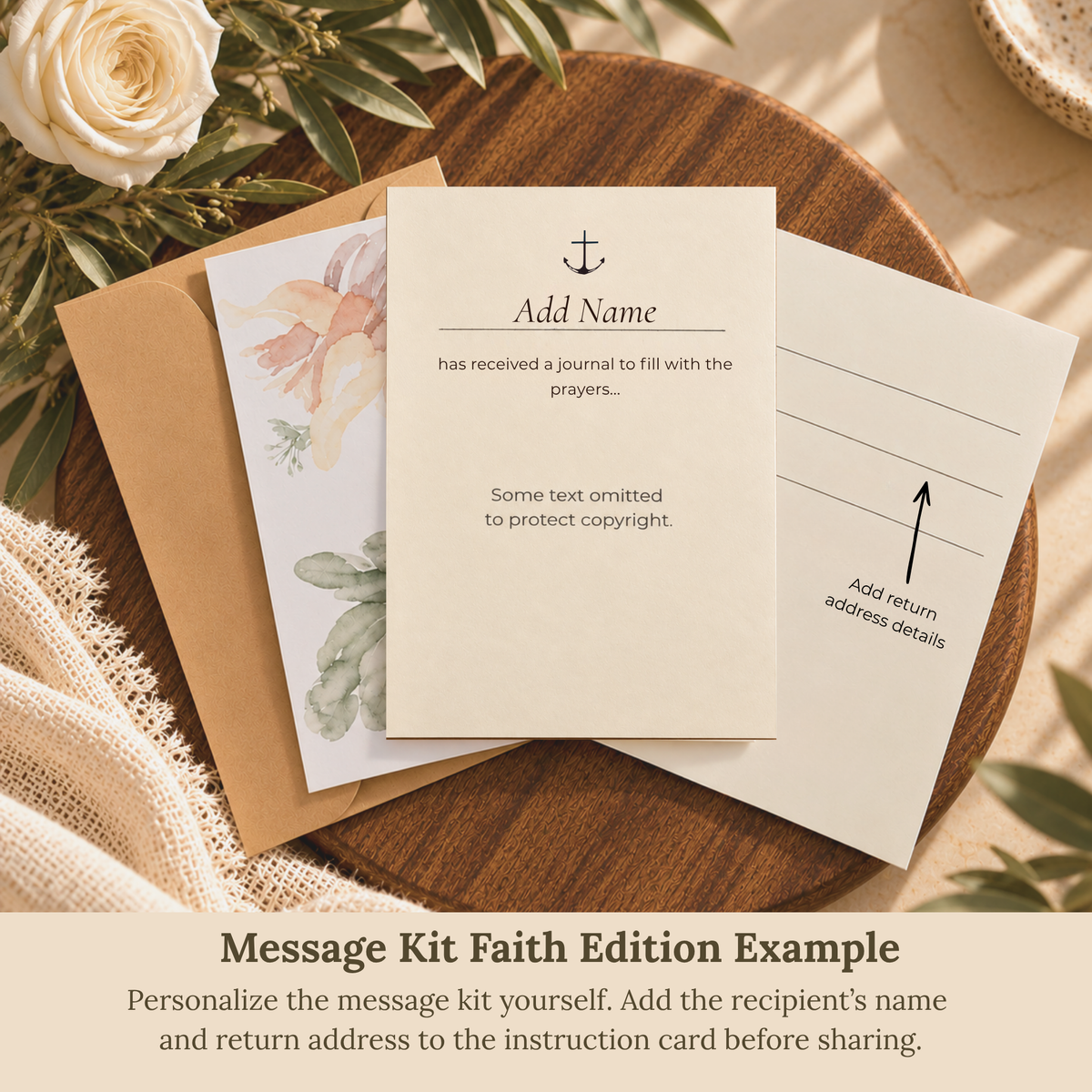 Collected Prayers Keepsake Journal Kit — Christmas Gift Collection