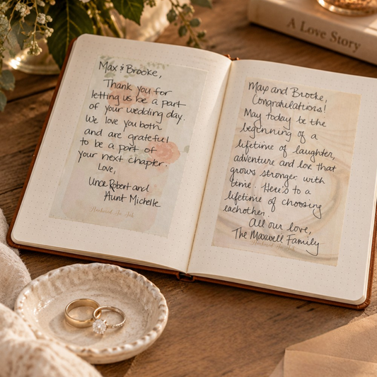 Bridal Keepsake Journal Kit — Christmas Gift Edition