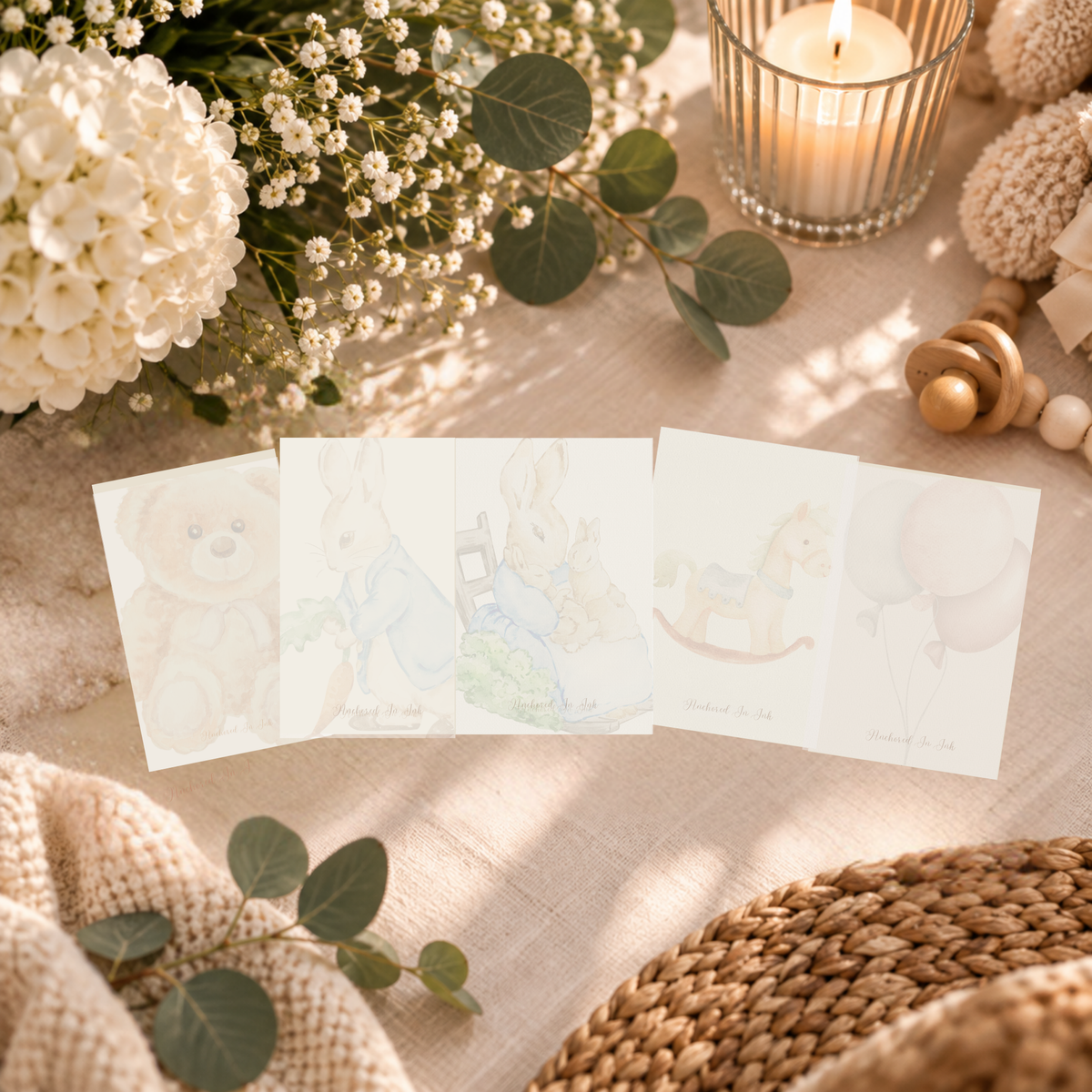 Baby Shower Keepsake Journal Kit — Christmas Gift Collection