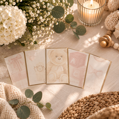 Baby Shower Keepsake Journal Kit — Christmas Gift Collection
