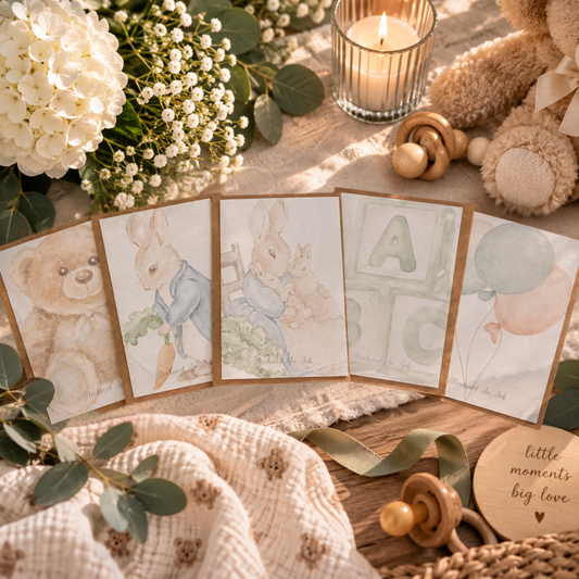 Baby Shower Stationery Sticker Collection