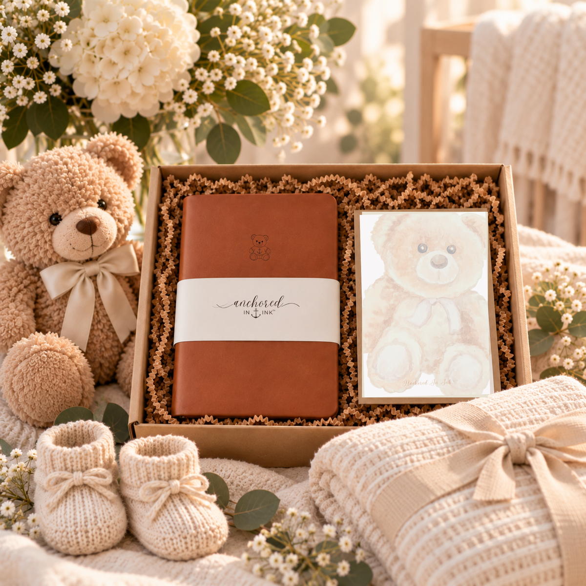 Baby Shower Keepsake Journal Kit — Christmas Gift Collection