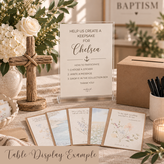Baptism Keepsake Journal Kit