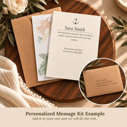 Teacher Keepsake Journal Kit — Christmas Gift Collection