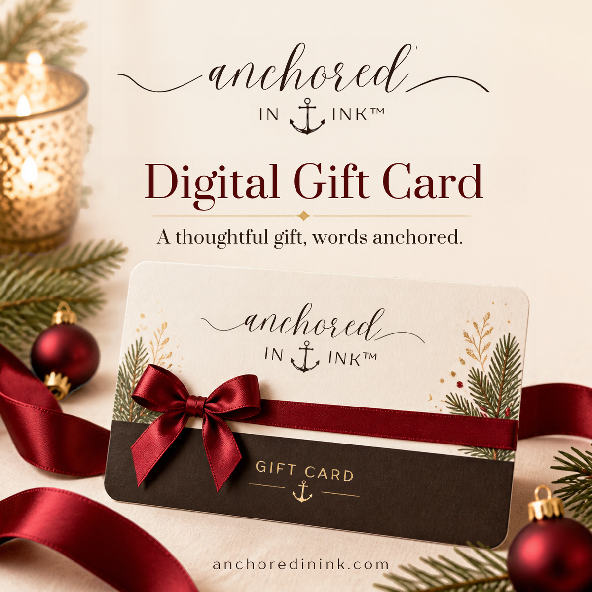 Anchored In Ink Digital Gift Card