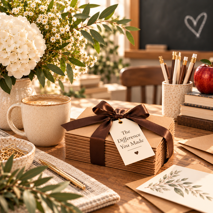 Teacher Keepsake Journal Kit — Christmas Gift Collection