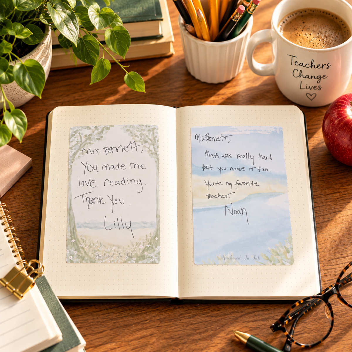 Teacher Keepsake Journal Kit — Christmas Gift Collection