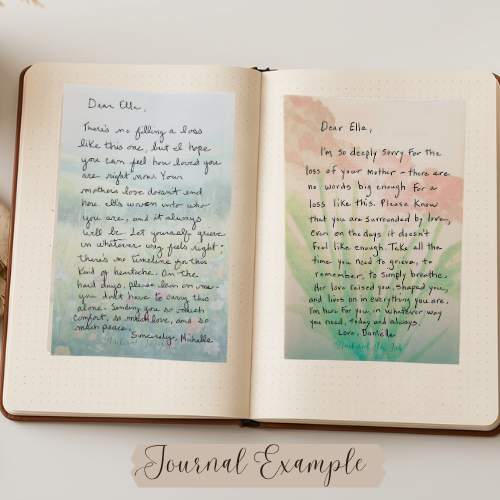 Memorial Celebration of Life Keepsake Journal Kit